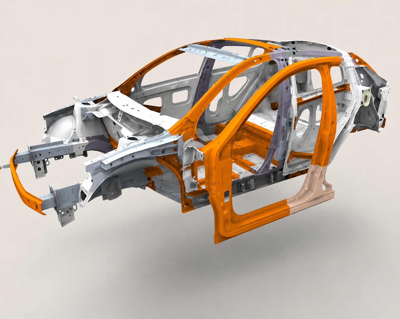 Body In White (BIW) CAD Model